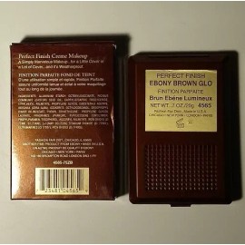 FASHION FAIR Perfect Finish EBONY BROWN GLO, CREME MAKEUP #4565  .7oz NEW IN BOX