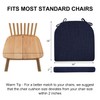 Wellsin Chair Cushions for Dining Chairs 4 Pack - Kitchen