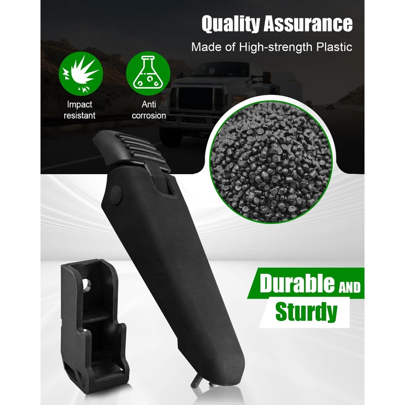AUGREX Hood Latch Kit Replace HLK1029K Fit for Ford F650