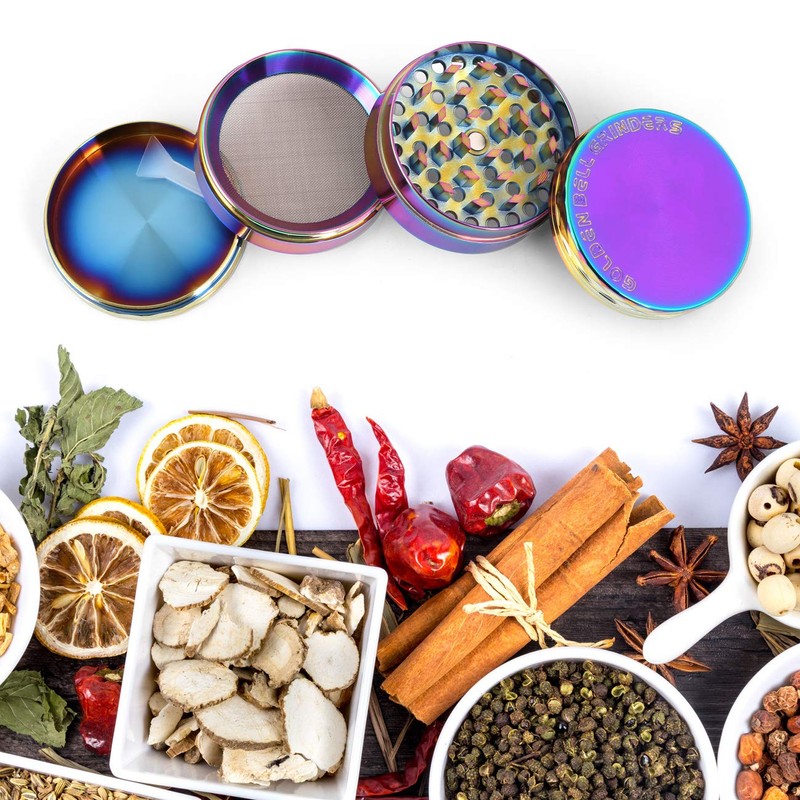 LIHAO 2 inch Grinder 4 Layer Spice Grinder