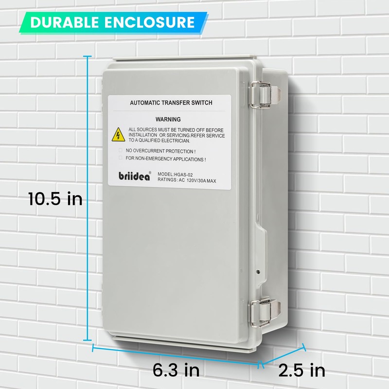 RV Transfer Switch, Briidea Automatic Transfer Switch 30 Amp Applied