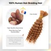 Human Braiding Hair 22 Inch 100g Honey Blonde Deep Wave