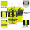 OPLERAI High Visibility Vest ANSI Class 2 Reflective Safety Vest