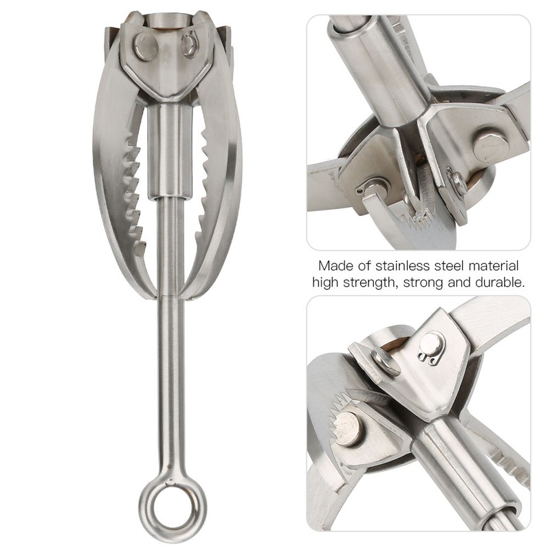Stainless Steel Grappling Hook 4 Claws Rock Climbing Folding Hook