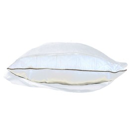 Extra Soft Jersey Knit Pillow Cases, Standard Size with Hidden Zipper, Soft Than Cotton, Pack of 2, White