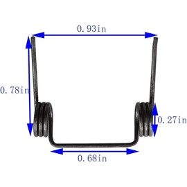 877-761 Nailer Feeder Springs Fit for Metabo HPT Hitachi Roofing Nail Gun NV45AA NV45AB NV45AB2 NV45AB2(S) NV45AE NV50A1 NV50AP2 877761 (15/Pack), Black