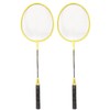 Badminton Rackets Iron Alloy Lightweight Badminton Racquets with 3 Balls
