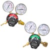 JZWELD Oxygen & Acetylene Regulators, CGA540 and CGA510 Inlet Connection