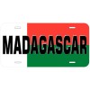 Madagascar Flag with Country Name Novelty Car Tag License Plate