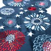 CAIT CHAPMAN HOME COLLECTION Spectacular Festive Flowering Fireworks Printed Easy-Care