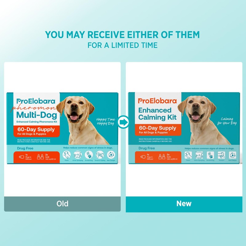 ProElobara Dog Calming Pheromone Diffuser: Dog Calming Pheromones Plug Diffuser