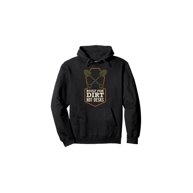 Gravedigger Cemetery Worker Digging Graves Graveyard Crew Pullover Hoodie