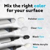 Granite, Marble & Porcelain Repair Kit (Clear, Black & Acrylic)