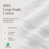 Large 100% Organic Cotton Bath Towels 4 Pack, 30x60 in,