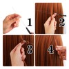 Sibba 10PCS Hair Extensions Loop Needle Threader Bead Device Pulling