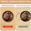 Flintronic Set of 6 Pot Coasters, 18 cm Diameter, Cork