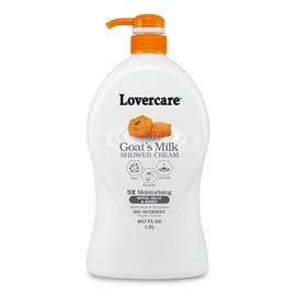LoverCare Goats Milk Shower Cream Royal Jelly & Honey 1.2 Litres