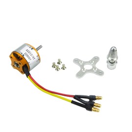 PUSLAKO 1 Piece 2212 2200KV Brushless Outrunner Motor 13T with 3.5mm Male Banana Bullet for RC DIY Aircraft Multi-Copter Quadcopter Drone