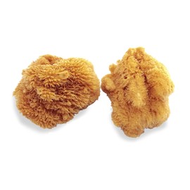 Natural Sea Sponges for Artists - Unbleached 5"-5.5" 2pc Value Pack: Great for Painting Decorating Texturing Sponging Marbling Effects Faux Finishes Crafts & More
