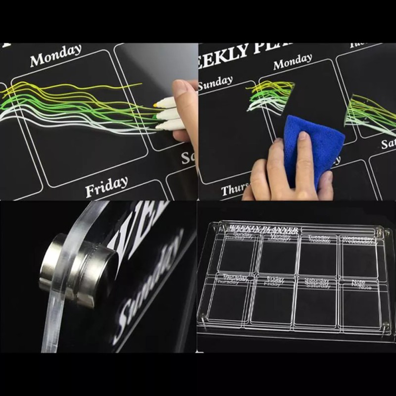 Generic Planificador De Pizarra Blanca De Borrado Magnético Para