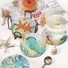 JANLOFO Diamond Art Coaster Cork Diamond Art Kit for Beginners,