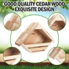 DoubleFill 1 Pcs Cedar Dove Nesting Box Dove House Nest