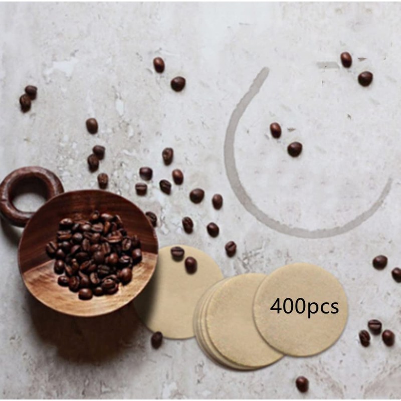 OHAOLYLE Coffee Filter Paper Unbleached Replacement Round Paper Filter for