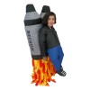 Disfraz Inflable De Halloween Cohete Espacial Rocket Nave Space Toda