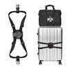 LAKNUY 2-Pack Travel Luggage Bag Bungee Suitcase Adjustable Belt，Luggage Straps
