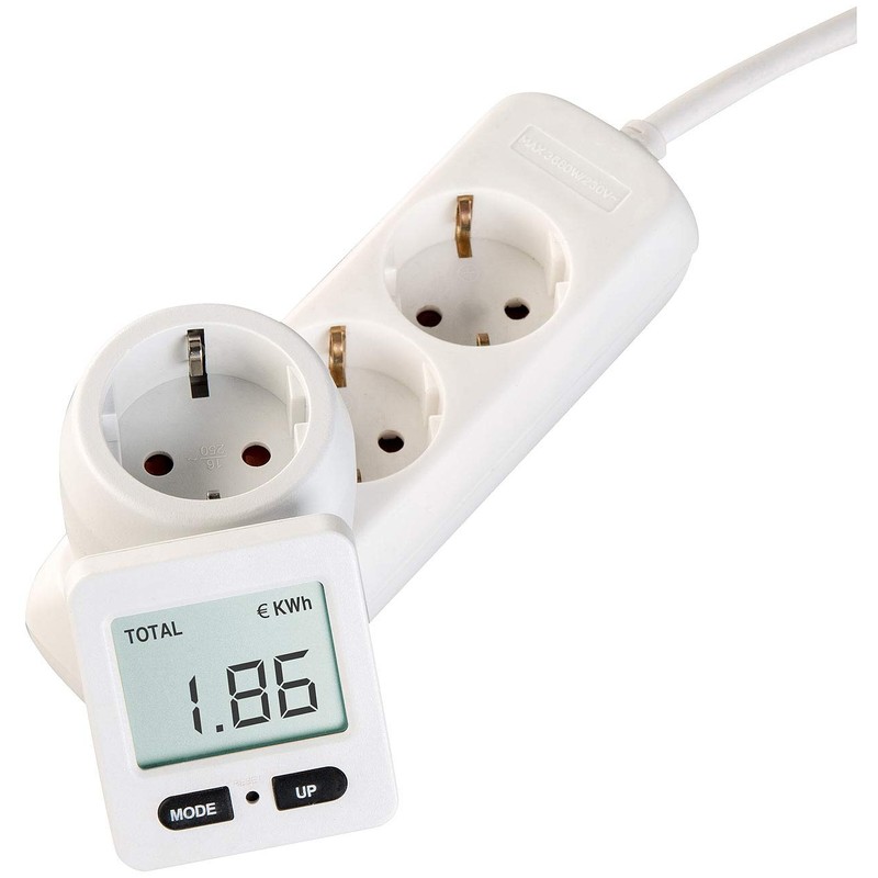 revolt Energy Meter: Set of 2 Digital Energy Cost Meters,