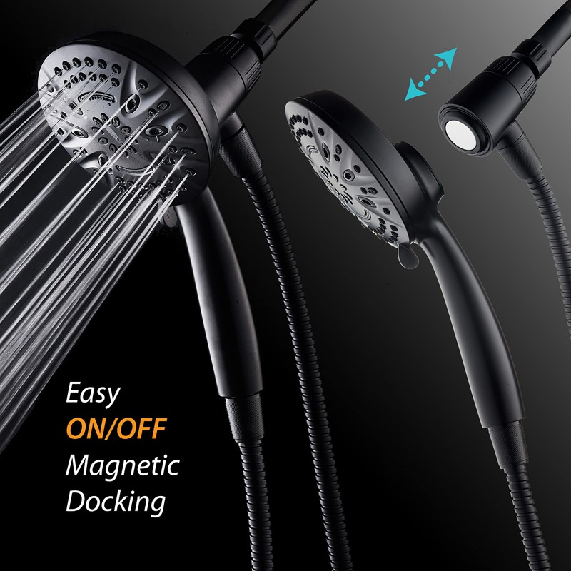 AquaDance New Magnetic Guidance Docking System - High-Pressure 8-setting Handheld