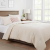 Threshold 3-Piece Cotton Linen Comforter Set OEKO-TEX Space Dyed -