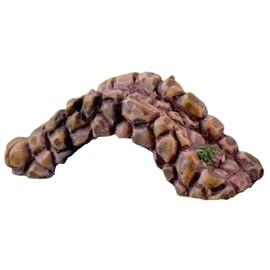 DIY Miniature Resin Bridge for Fairy Garden - Brown Small Bridge Lawn Ornament, Vintage Style, Perfect for Dollhouse Decor, Garden Decorations, and Craft Projects (6.6 x 2.5 cm)