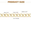 sourcing map 16.4Feet Aluminum Link Chain, Link Cable Chain Oval