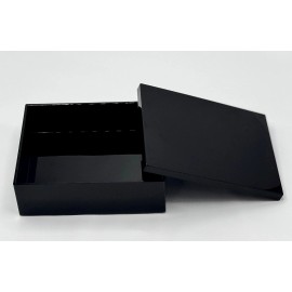 Kohler K-27365-7 6-Inch Bathroom Container, Black. Draft Collection