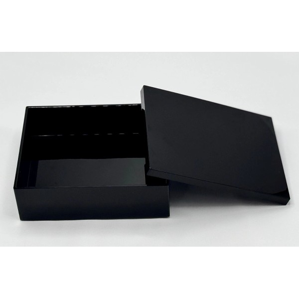 Kohler K-27365-7 6-Inch Bathroom Container, Black. Draft Collection