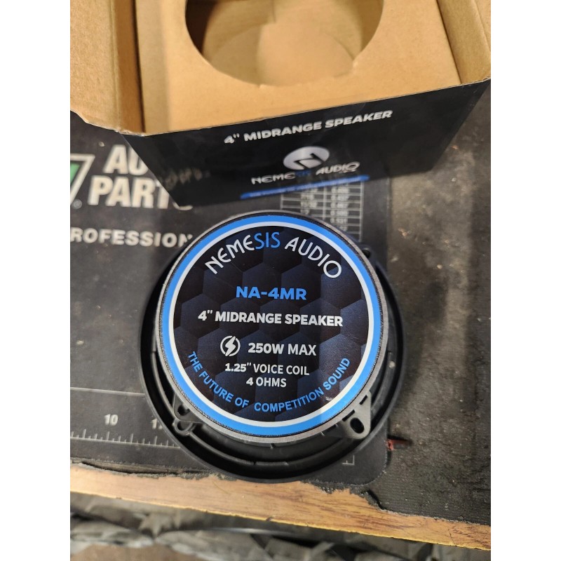 Nemesis Audio NA-4MR 4 inch 125 Watts RMS 4-ohm Car
