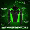 FOXKULL Motorsports Men’s Textile All-Season Motorcycle CE Armored Waterproof Protective