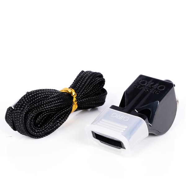 Fox 40 Unisex With (Black) Fox Classic CMG Official Whistle
