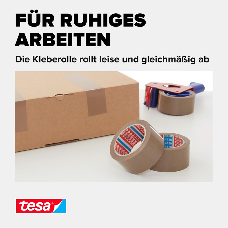 tesapack Packaging Tape Dispenser Plus 2 Rolls of Ultra Strong