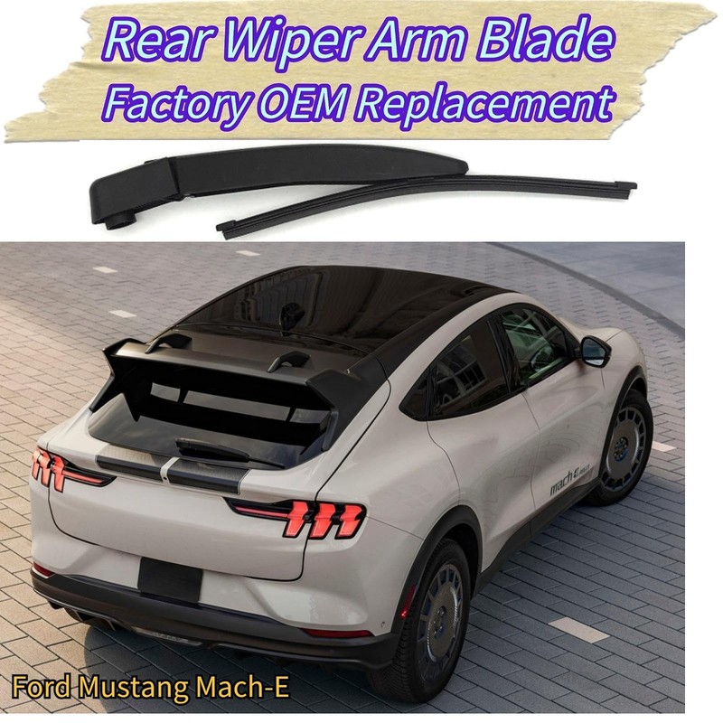 Rear Wiper Blade & Arm Replacement for Ford Mustang Mach