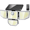 Adewalk 3000LM Outdoor Solar Light - Upgrade 4 Heads 188