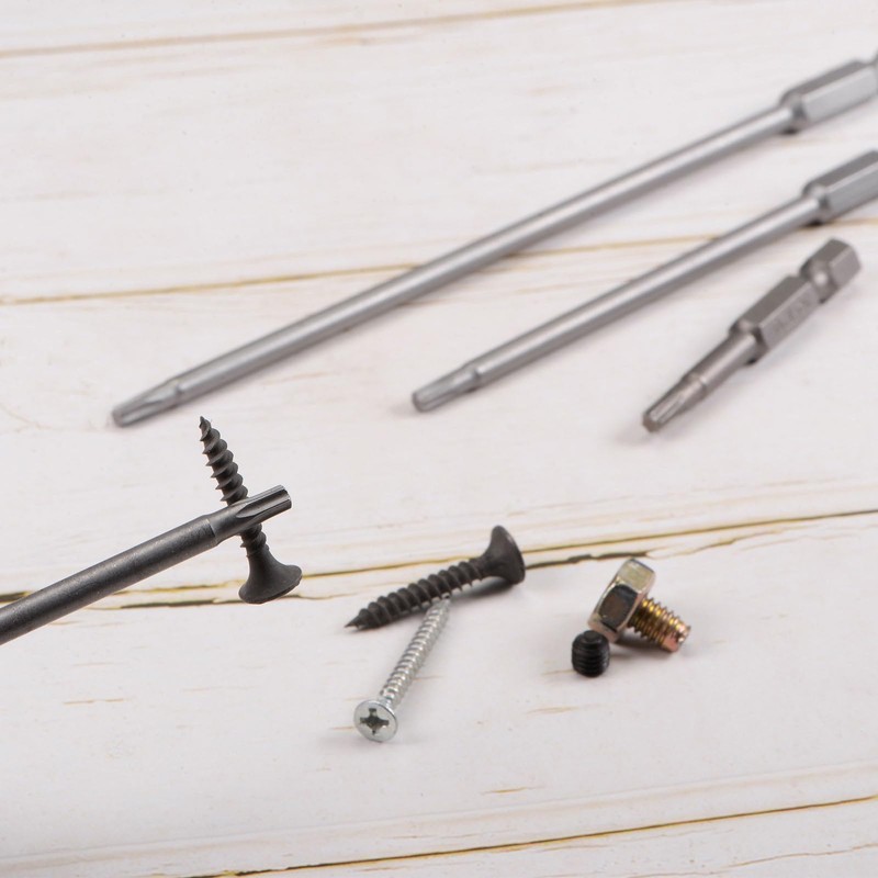 sourcing map 2pcs 1/4" Hex Shank T25 S2 Steel Magnetic