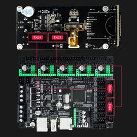 3D Printer LCD Smart Display Screen Front Smart Display Control Board LCD Screen for MINI12864 V3
