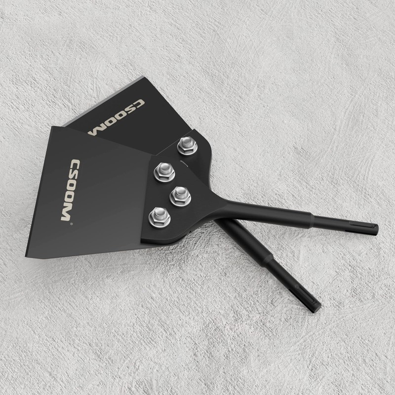 CSOOM 4 Inch & 5 Inch Wide SDS-Plus Floor Scraper