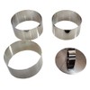 SUNRISE Stainless Steel Cookie Cutter & Ring Set (3 Rings