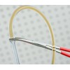 SE 664 FSI Self Locking Gebogene Pinzette mit Isolierte Griffe,
