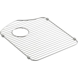 KOHLER 6483-ST Octave Left-Hand Sink Rack for Octave K-3842 and K-3843 Sinks, Stainless Steel 1.00 x 17.62 x 14.25 inches