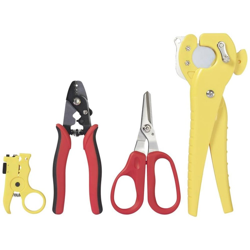 TOOLCRAFT TO-9621810 Fibre Optic Tool with Cable Cutter and Cable