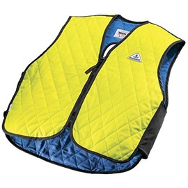 TECHNICHE INTERNATIONAL 6529-HV-SH-M Hyperkewl Evaporative Cooling Fall Prevention Vest, Hi-Viz Lime, Medium, 10 Per Case